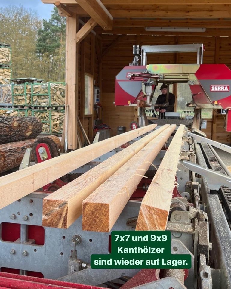 7x7 5m Kantholz Pfosten Balken 70x70 Sparren Dach Preis für 5m! in Muldestausee