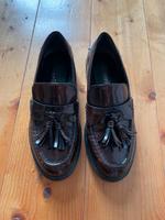 Loafer Halbschuhe dunkelbraun/lack Innenstadt - Köln Altstadt Vorschau