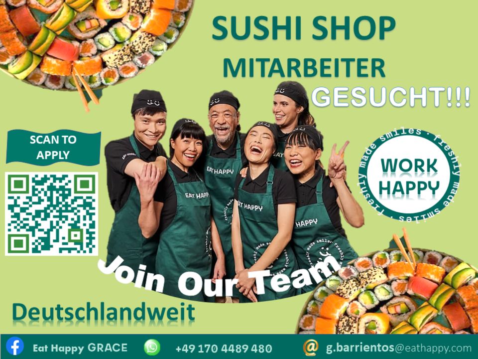 Sushi Shop Mitarbeiter (m/w/d) in WENTORF bei Hamburg in Wentorf