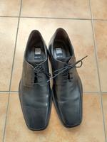 Fretz Men Business Lederschürschuh Gr. 10 schwarz Bayern - Erlangen Vorschau