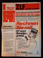 Original Prospekt Deutz Fahr ZLF Sonderausgabe von 1984 Bayern - Bruckmühl Vorschau