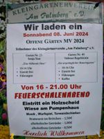 Offene Gärten & Feuerschalenabend Nordwestmecklenburg - Landkreis - Schönberg (Mecklenburg) Vorschau