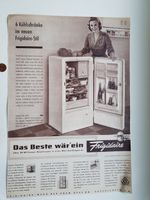 Kühlschrank von ADAM OPEL AG Frigidaire Anzeigen von 1956 und 58 Baden-Württemberg - Leonberg Vorschau