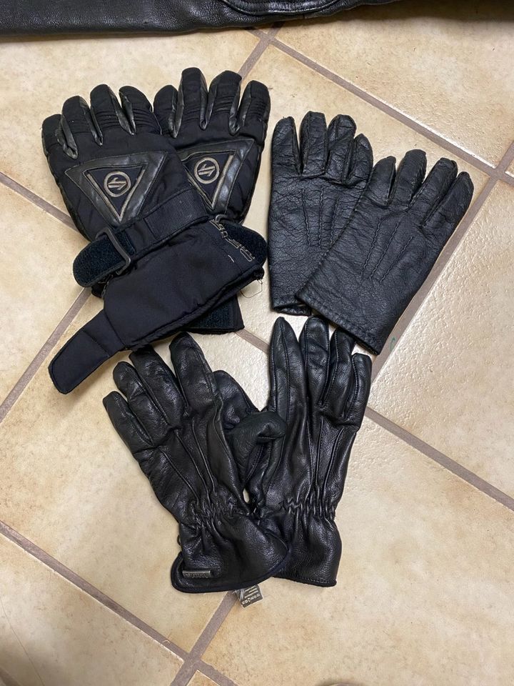 Motorrad Handschuhe, Lederhandschuhe in Nidda