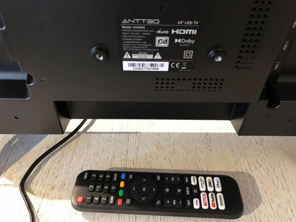 Antteq AB24F1D Fernseher 24 Zoll (TV 60 cm) in Seulingen