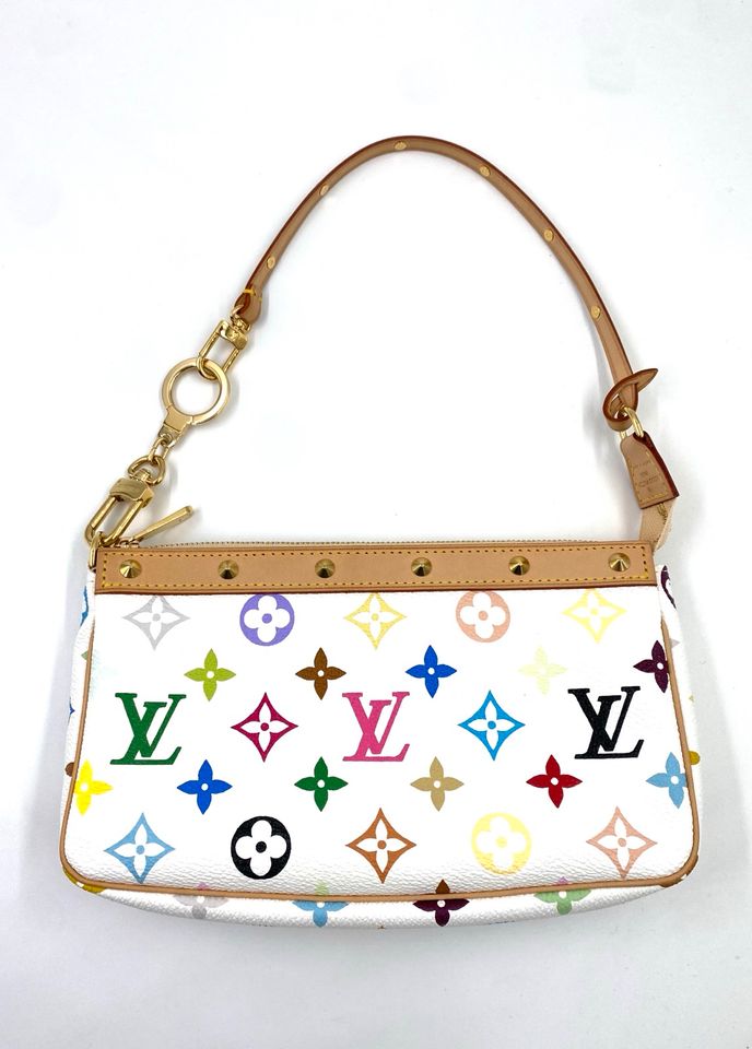 LOUIS VUITTON Pochette Accessoires Monogram Multicolor Murakami Clutch Tasche Handtasche in München