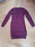 Stickkleid bordeaux bpc bonprix collection S Leipzig - Altlindenau Vorschau
