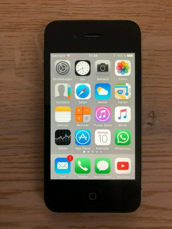 iPhone 4s, schwarz, 32GB in Tegernheim
