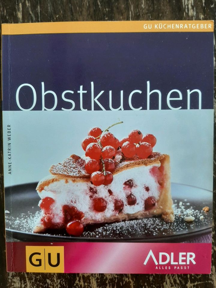 GU Kochbücher * Eiscreme * Obstkuchen * Backen ohne Milch und Ei in Ehringshausen