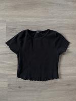 Shein Rüschen Top schwarz M Bayern - Bergrheinfeld Vorschau