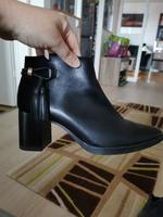 Tolle Damen Stiefeletten in schwarzem Leder Größe 5, Absatz 7 cm Baden-Württemberg - Rastatt Vorschau