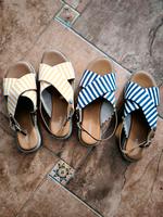 Zwei Paar Damen Sandalen Gr 41, wenig getragen, zu je 10€ Brandenburg - Temnitztal Vorschau