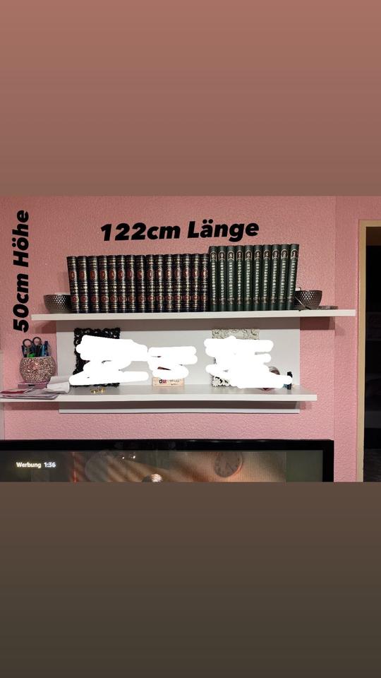 Wohnwand und Highboard 5teilig Hochglanz mit strasssteinchen in Braunschweig