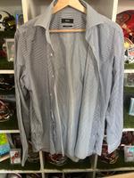 Hugo Boss Herren Hemd blau gestreift 40 Saarland - Homburg Vorschau
