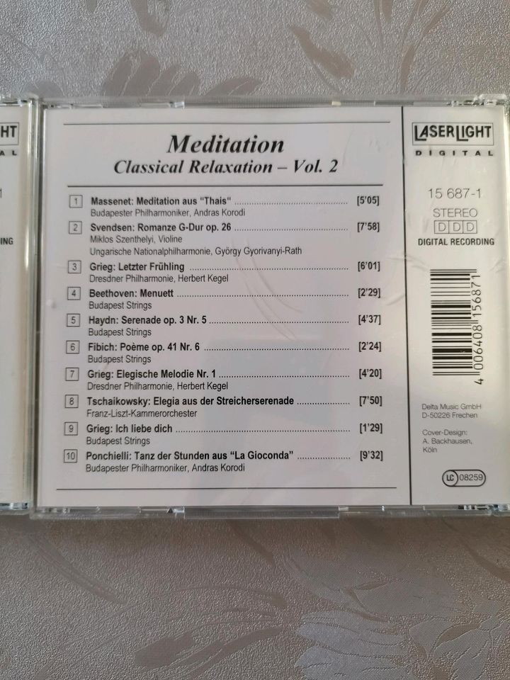 Meditations u. Tiefensuggestion Progr. zur Selbstentspannung CDs in Fredenbeck