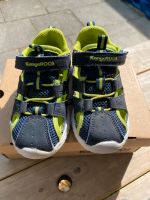 Kangaroos geschlossene Sandalen/Sommersneaker Gr. 25 navy/lime Bayern - Gröbenzell Vorschau