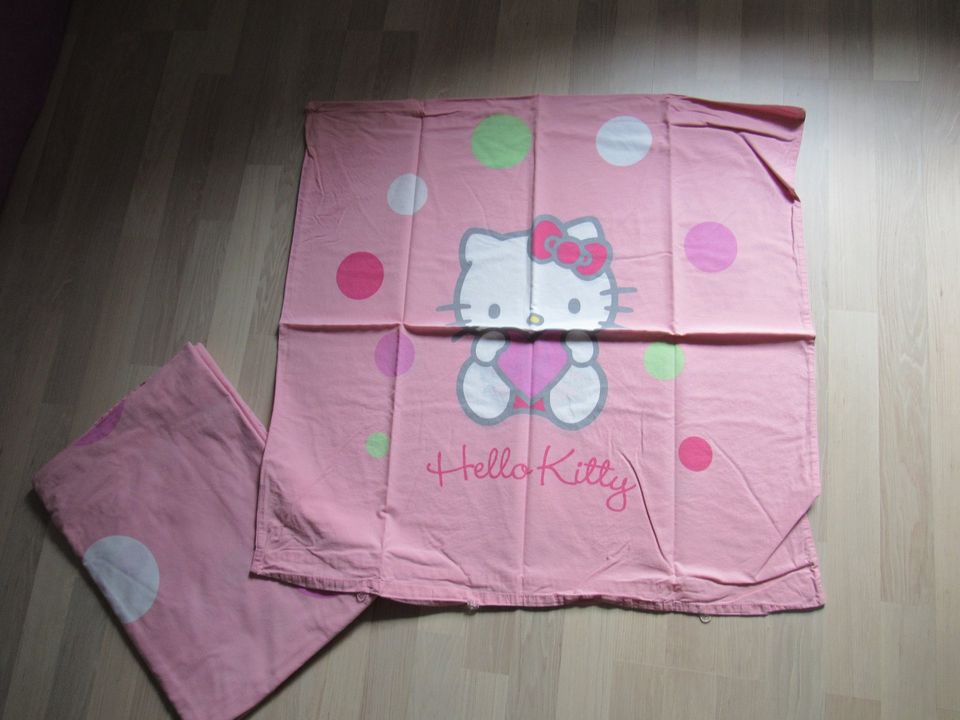 Bettwäsche 135 x 200 cm Baumwolle Diddl und Hello Kitty in Mayen