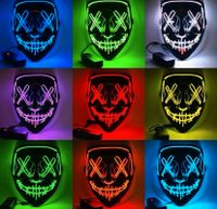 LED Halloween Maske - Purge Maske - Party Niedersachsen - Braunschweig Vorschau
