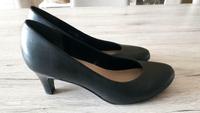 Schwarze Pumps Gr.39 Echt Leder ungetragen 5th Avenue Bayern - Rimpar Vorschau