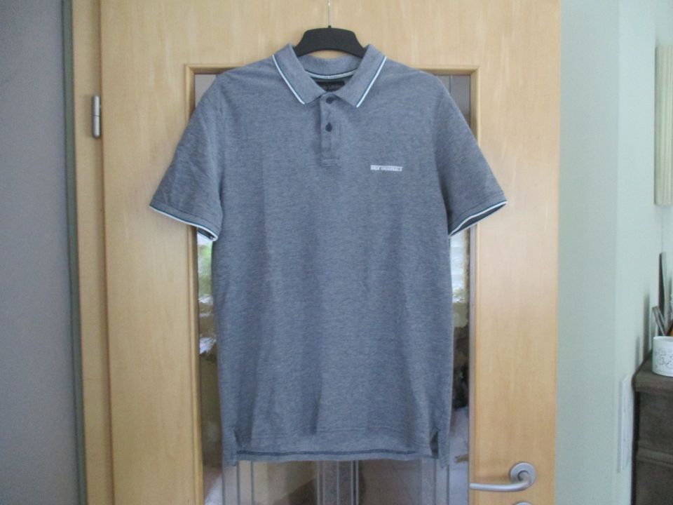 Polo Shirts The Basics Gr. M blau und meliert 2Stück in Wadgassen