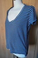 Zara T-Shirt Blau schwarz weiß geringelt Gr.S Bayern - Ebermannstadt Vorschau