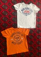 2 T-Shirts in orange und weiß Hessen - Eschborn Vorschau