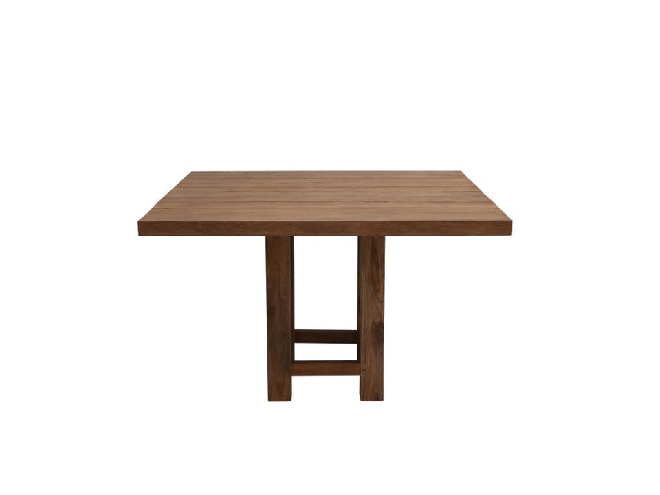 140 cm Gartentisch Teakholz mit Gestell NEU Teak Holz Massiv Gartenmöbel Garten Möbel Echtholz Tisch Outdoor Table Tuin Braun Viereckig Quadratisch Quadrat in Wermelskirchen