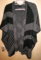 Zara Knit Poncho Einheitsgröße grau schwarz super wärmend neu Hessen - Haiger Vorschau