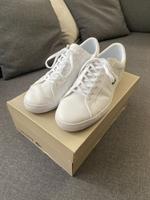 Lacoste Sneaker, weiß, Leder, 47 selten getragen Nordrhein-Westfalen - Moers Vorschau