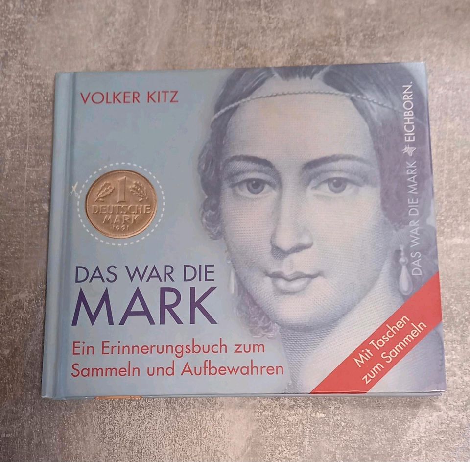 Altes Buch über die Mark + 5 Blatt Rollengeld in Gröbzig