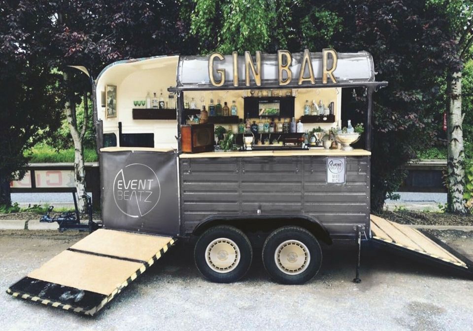 Mobile GIN BAR | Cocktailbar | Anhänger | Cocktailwagen Mieten in Weinböhla