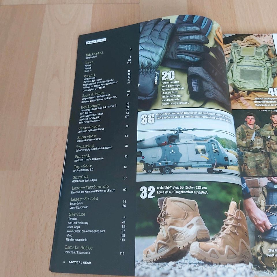 Tactical Magazine (4/2016, 1/2017, 1/2019) in Uhldingen-Mühlhofen