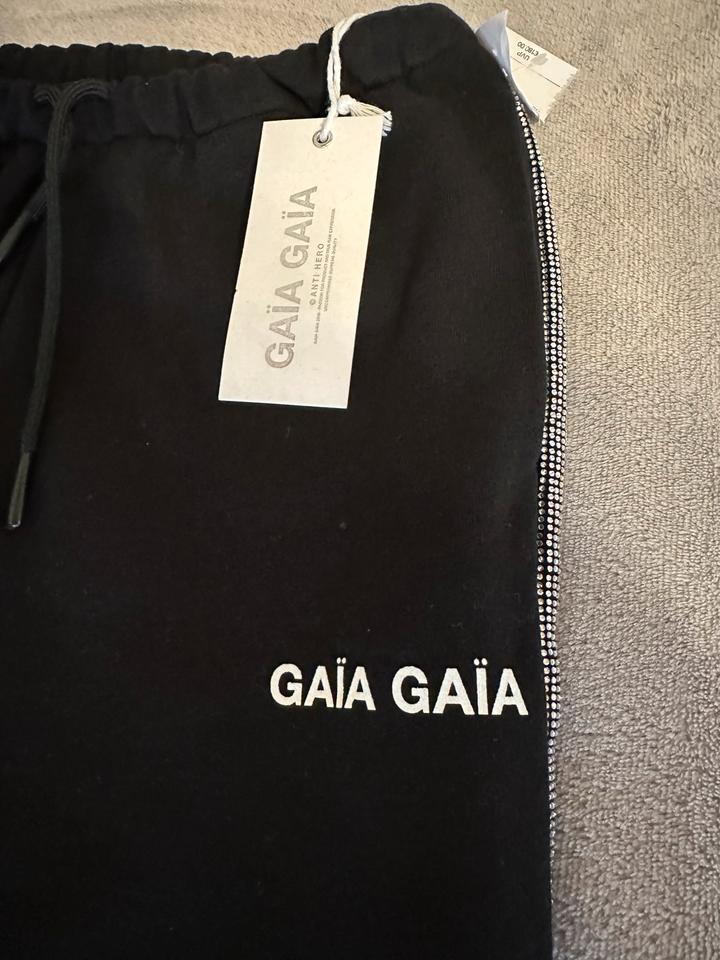 Gaia Gaia Designer Jogginghose Strass schwarz Neu 180€ in Alzenau