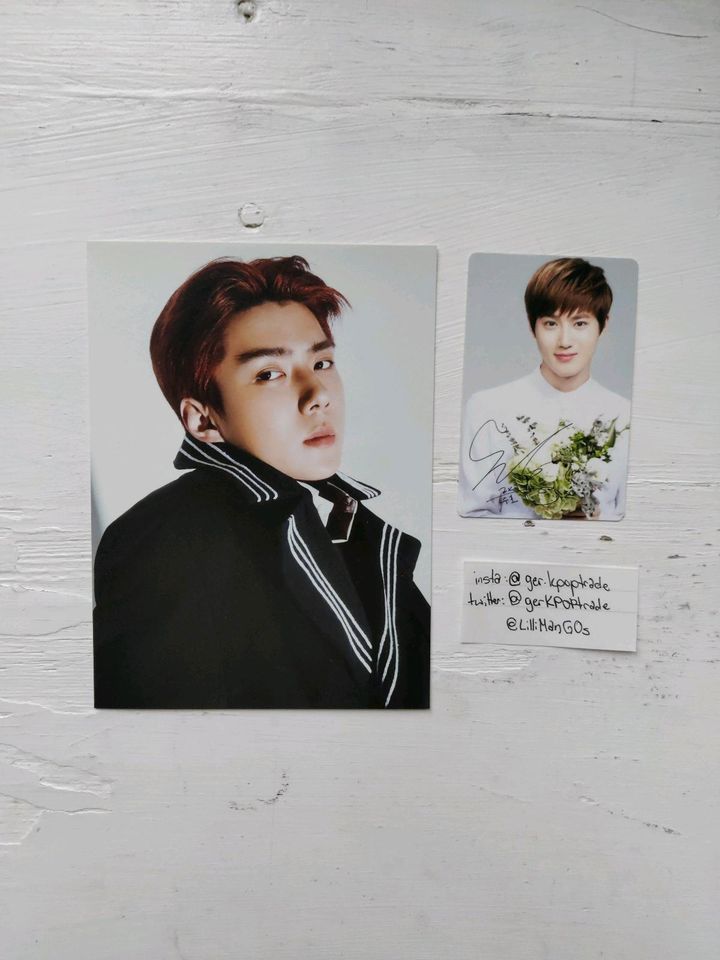 EXO Sehun Suho Tempo Nature Republic PC Photocard Postcard kpop in Berlin