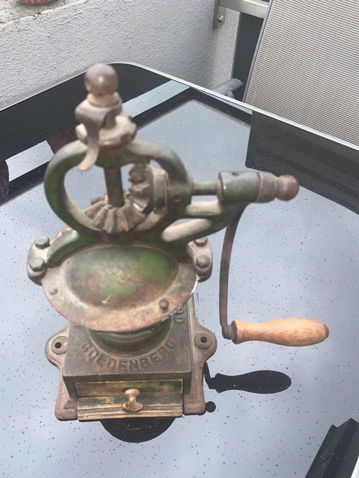 Vintage Kaffee Mühle GOLDENBERG circa 1920 Elsass unrestauriert in Saarbrücken