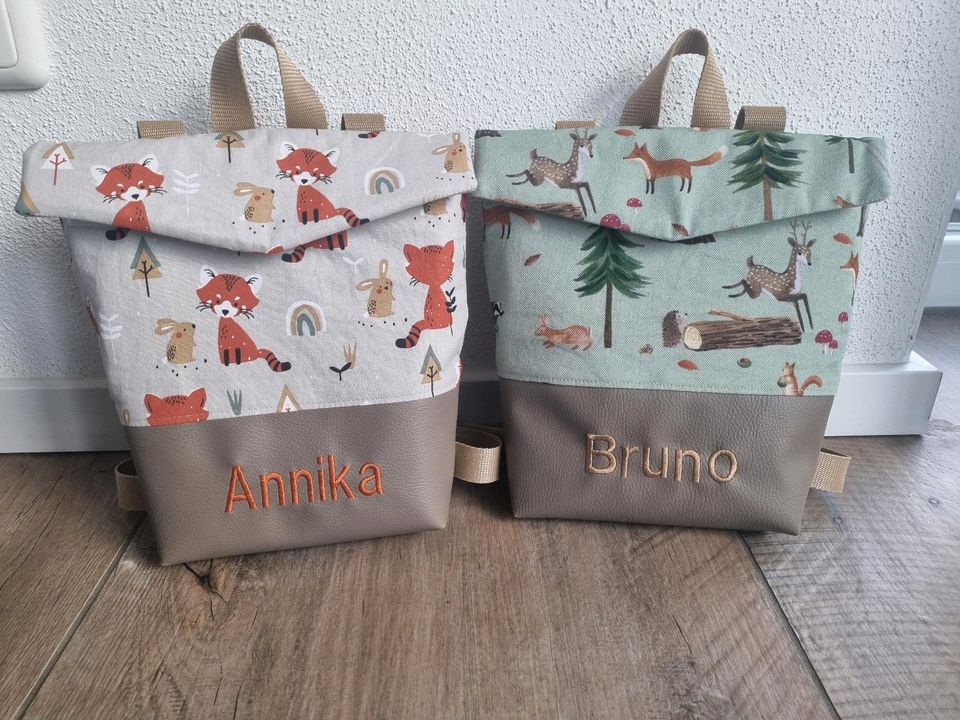 Kinderrucksack mit Namen Rucksack handmadeKinderaugen zum leuchte in Niederwerrn