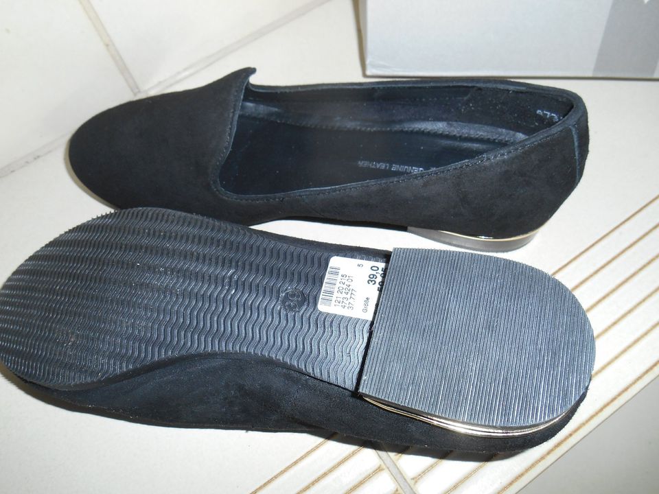 COX - Damenschuhe Gr. 39 - schwarz - schickes Design in Leinfelden-Echterdingen