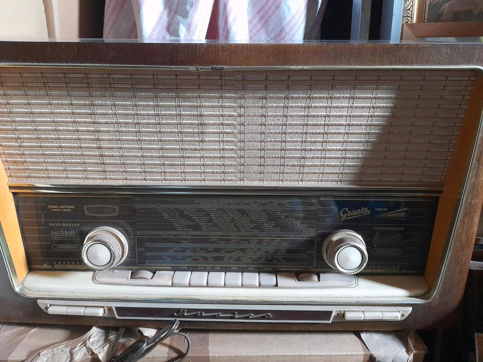 Röhrenradio, 1950 er Jahre in Iphofen