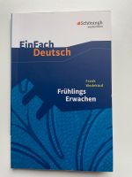 EinFach Deutsch Frühlingserwachen von Frank Wedekind, wie neu Niedersachsen - Wolfsburg Vorschau