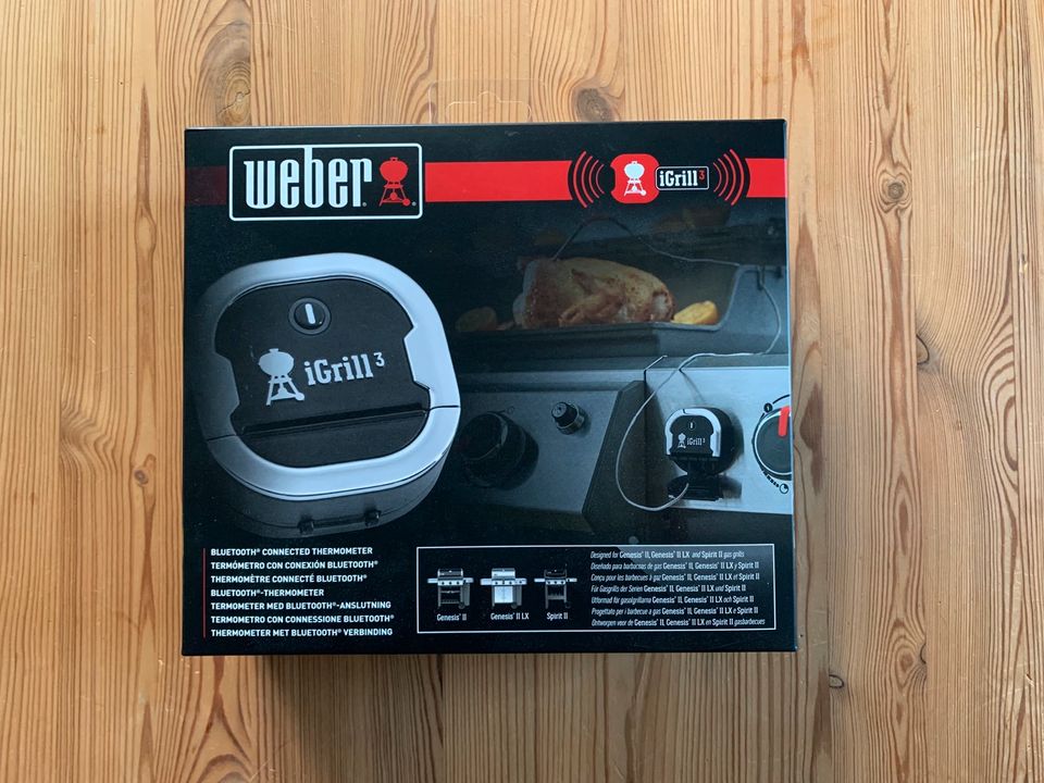 Weber iGrill 3 Thermometer Grillthermometer NEU in Rannungen