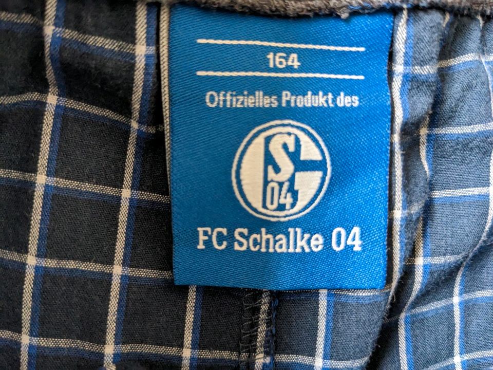 FC Schalke 04 Schlafanzug Kinder Gr. 152 in Werl