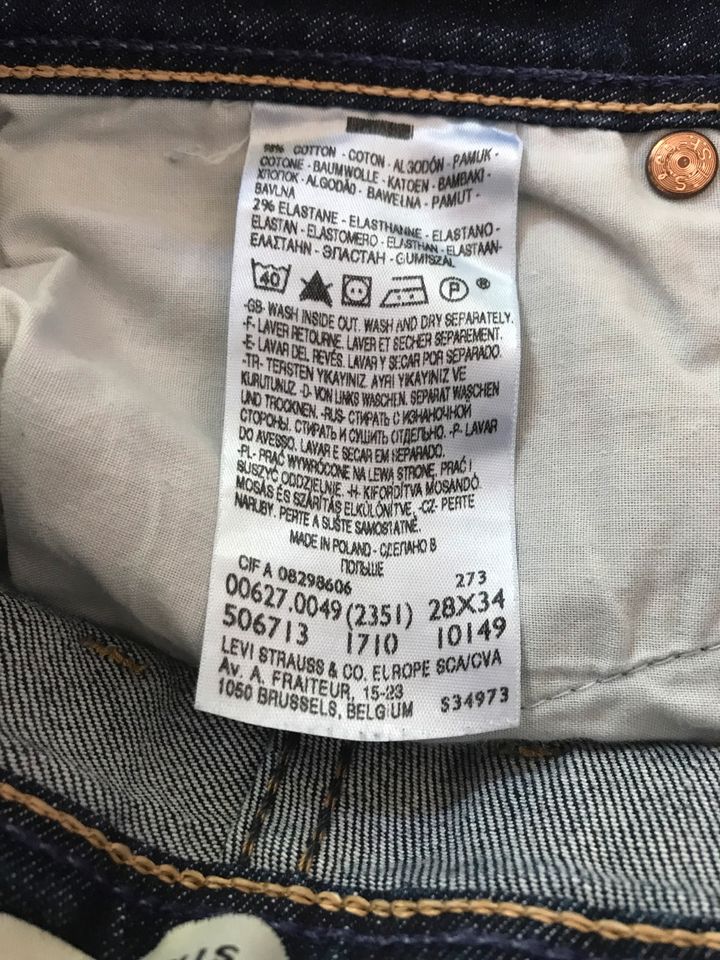 Levi‘s 627 dark blue 28/34 in Stuttgart