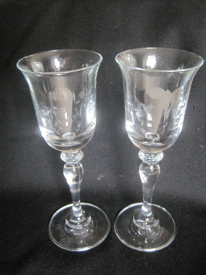 neue Gläser Wasserglas, Dessertweinglas, Sektflöte unbenutzt in Wang