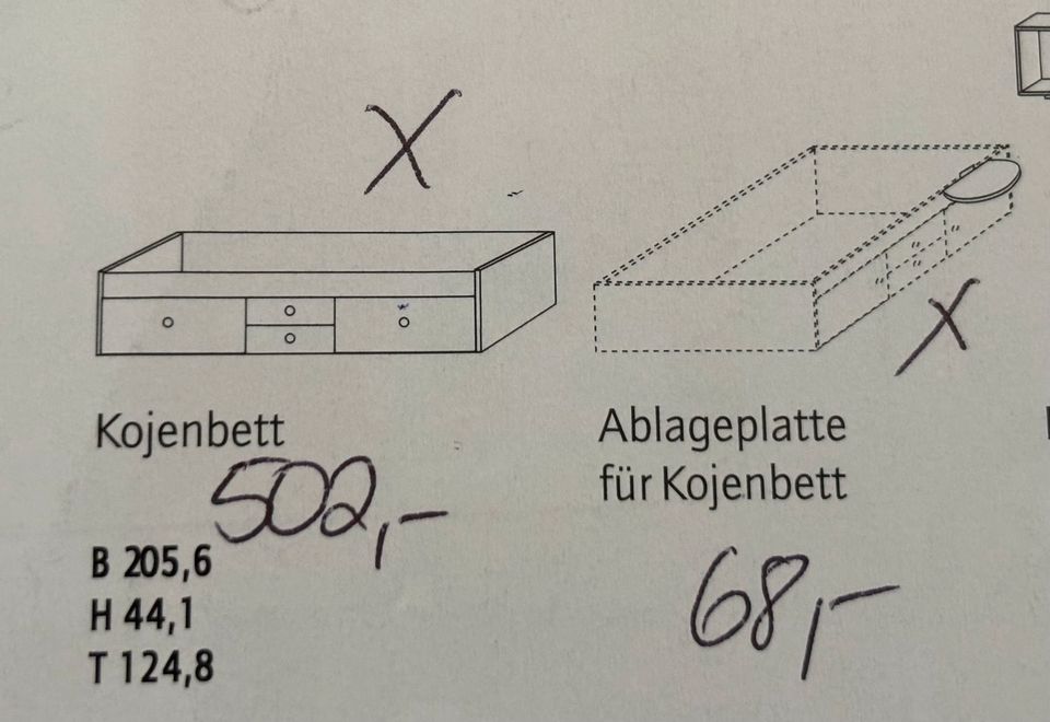 Jugendzimmer Mädchen Schrank Bett Kommode 3 Regale Wellemöbel in Hauneck