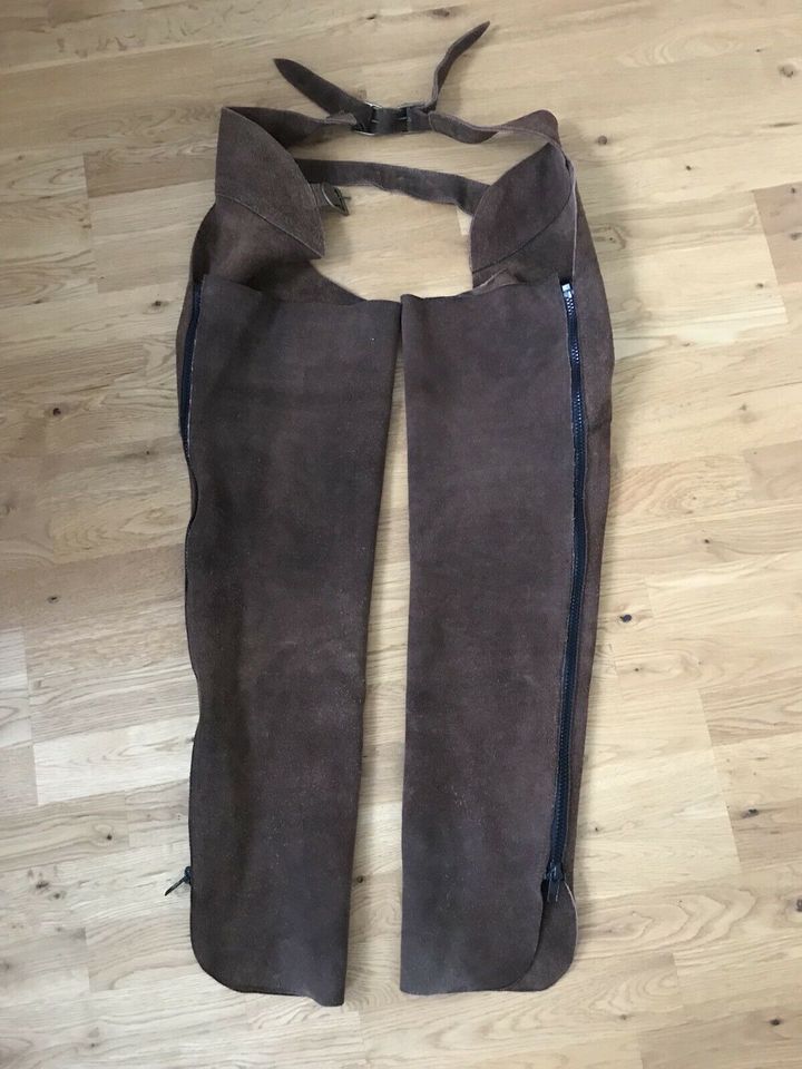 Leder Chaps braun Größe M in Lautertal