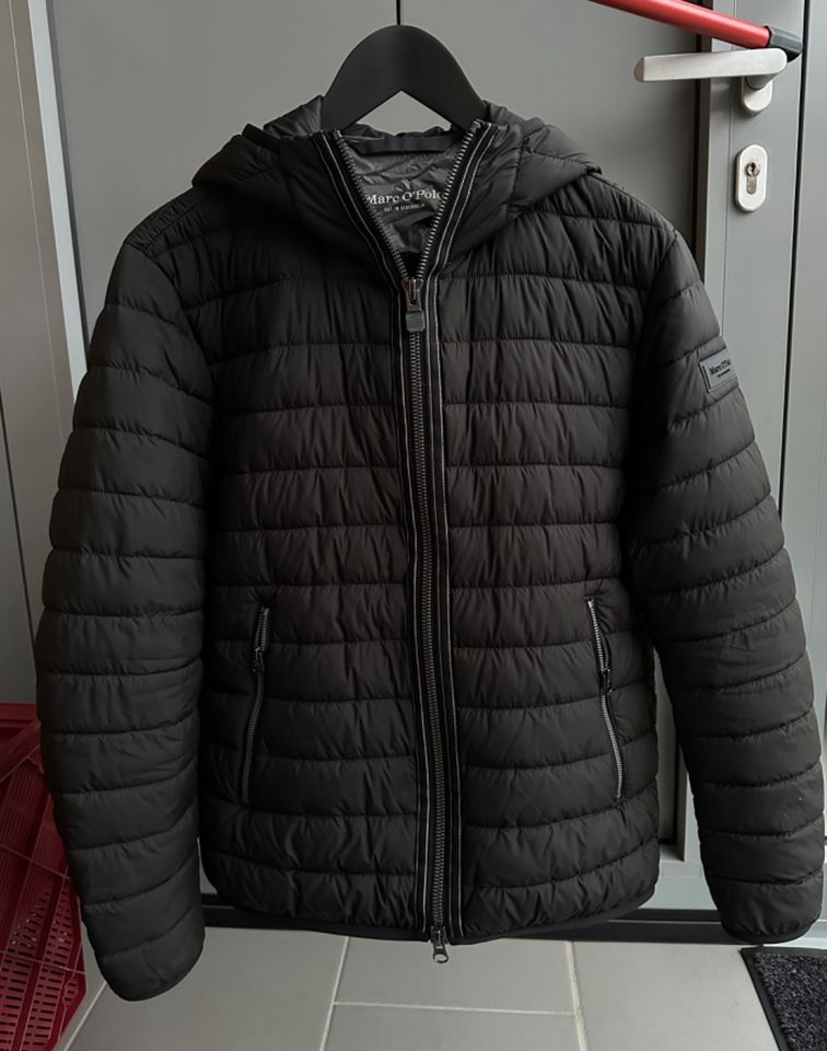 Marc O'Polo Herren Steppjacke Jacke Stehkragen Kapuze schwarz NEU in Hamburg