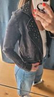 Jeansjacke mit Nieten Bayern - Kaufering Vorschau