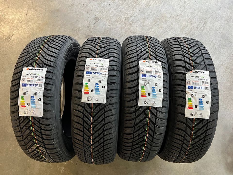 4X HANKOOK 175/65 R15 84 H M+S KINERGY 4S 2 H750 ALLWETTER in Korb