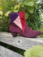 THINK Stiefeletten LEDER lila Beere PATCHWORK Hippie Schuhe 41 42 Schleswig-Holstein - Nusse Vorschau