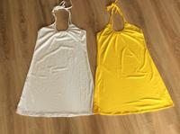 Neckholder-Sommerkleid, weiß oder gelb, Gr. L/XL stretch WIE NEU! Niedersachsen - Cuxhaven Vorschau